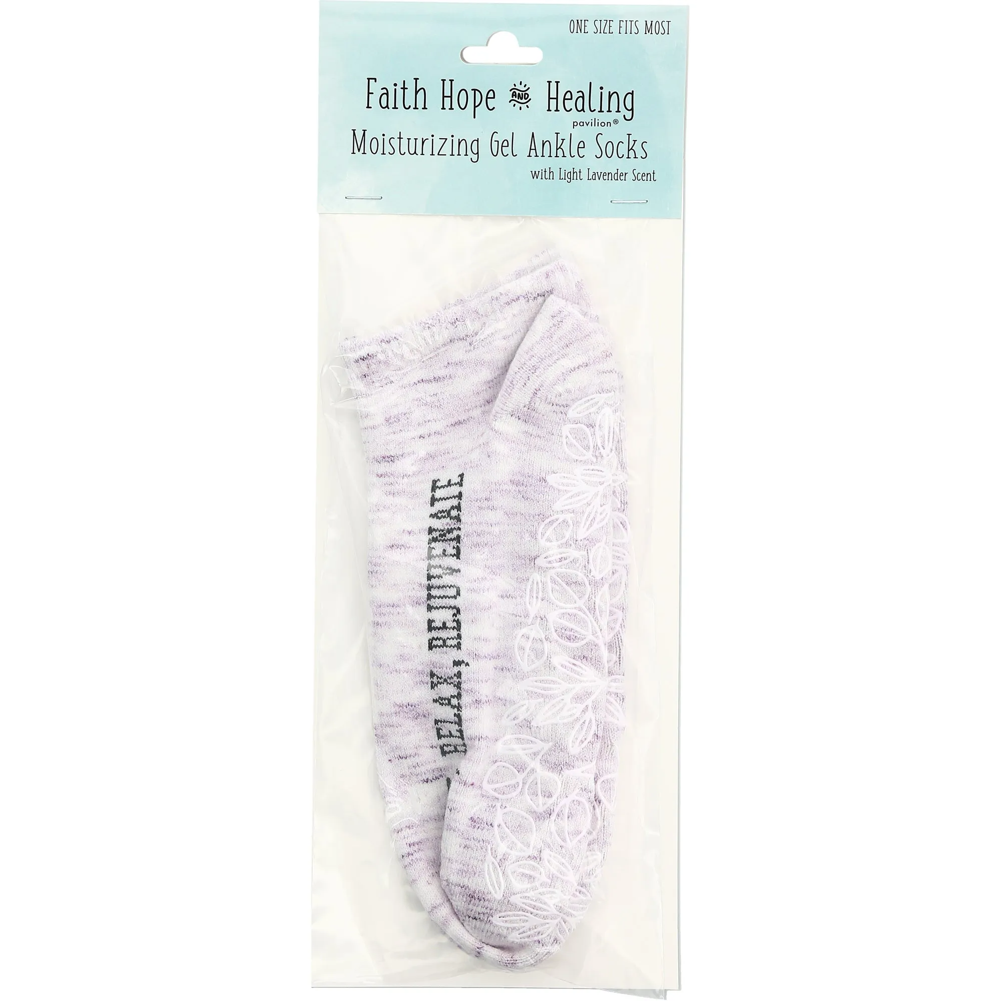 Relax Low Cut, Moisturizing Gel Socks Scent: Light Lavender