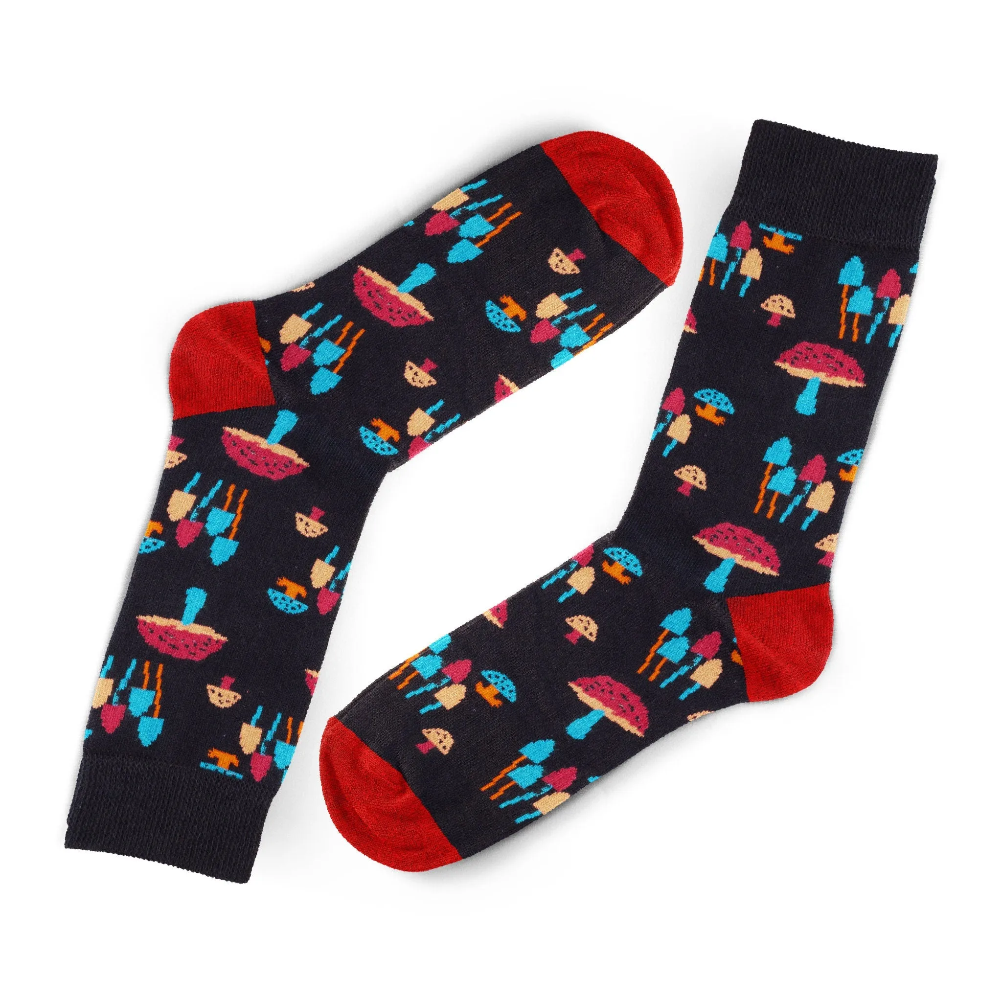 Set 4 Pairs Cotton Socks  Men Socks Unisex Socks Colorful Socks Pattern Socks Gift Socks Novelty Socks Cool Socks Cute Socks