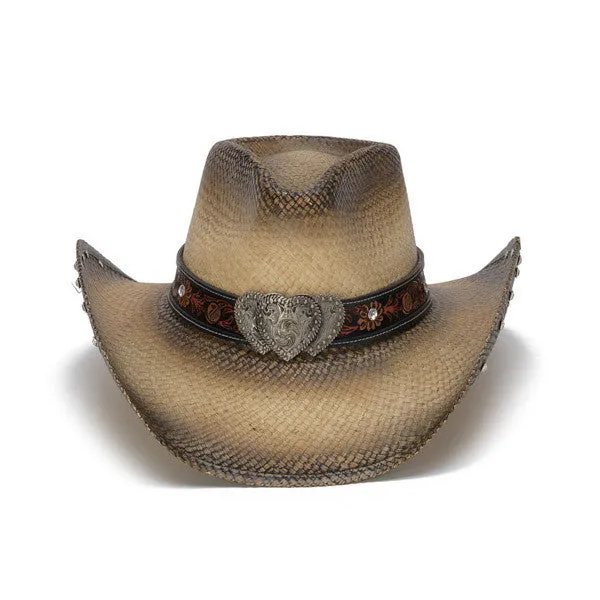 Stampede Hats - Heart Rhinestone Cowboy Hat