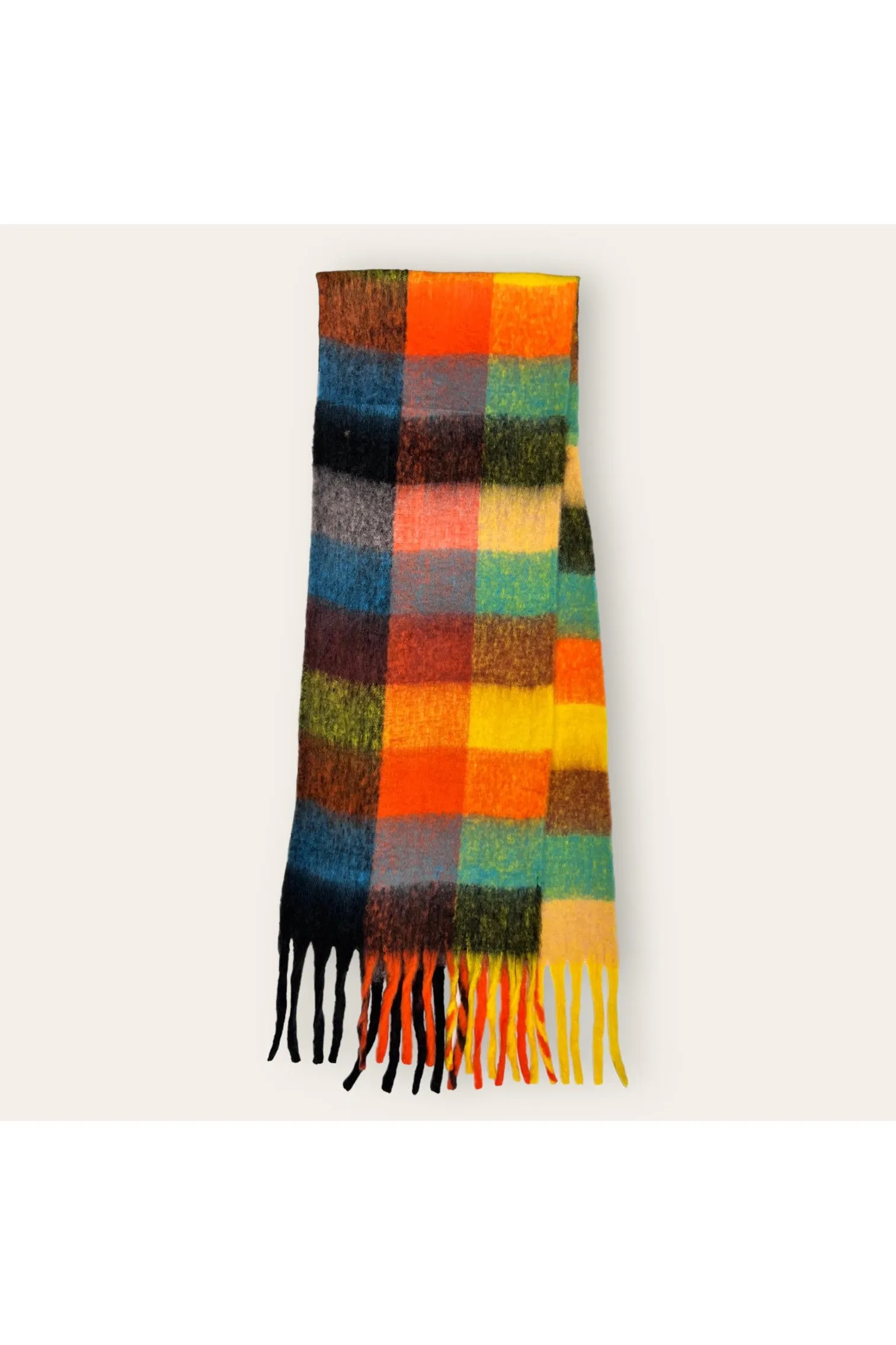 Super Soft Check Winter Scarf