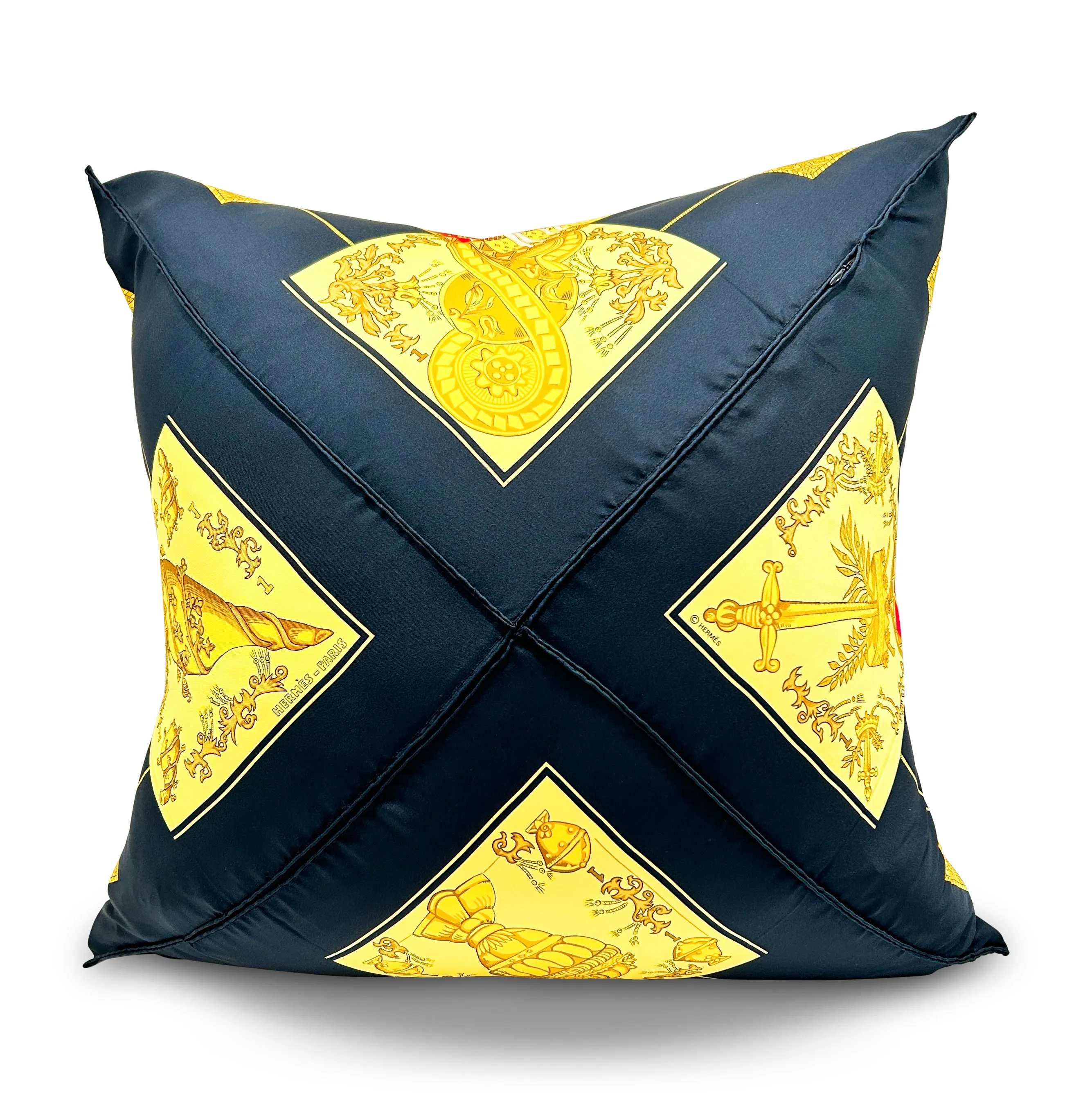 TAROT - Respoked Black Throw Pillow