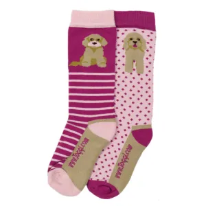 Toggi Childrens Cockerpoo 2 Pack Socks