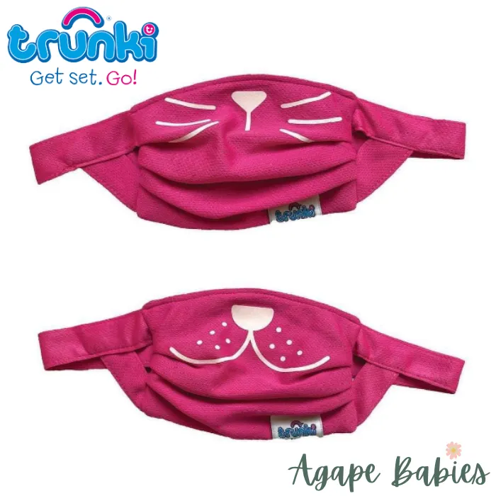 Trunki Reusable Mask Kids Twin Pack - Pink