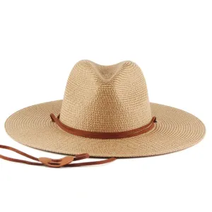 Women Straw Beach Hat Panama Sun Hats Fedora