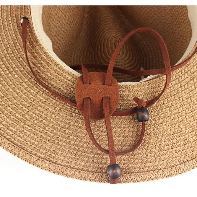 Women Straw Beach Hat Panama Sun Hats Fedora